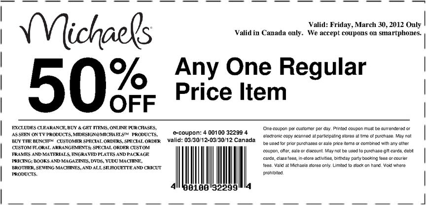 30 off michaels coupon Top Michaels coupon: 50% Off. Find 14 Michaels coupons and promo codes for December, at nudevideoscamsofgirls.gq 30% Off Employee Discount! Get a Job at Michaels for the 30% Off Employee Discount. Then you can save and make money at the same time! 50% Off.